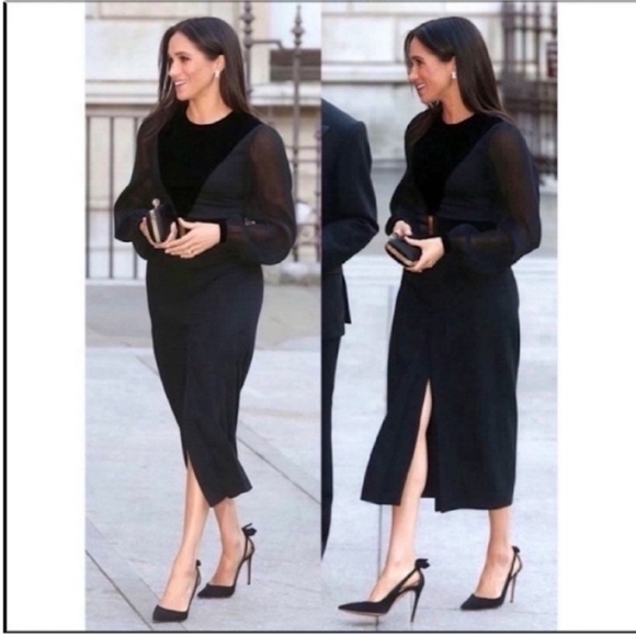 New 🖤 Aquazzura Black Bow Tie Pumps Deneuve 85 39 $885 - Picture 3 of 12